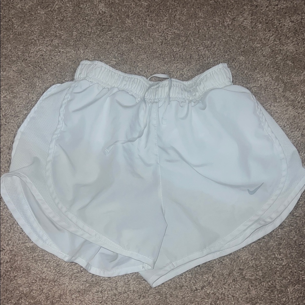 Nike Women's White Athletic Shorts